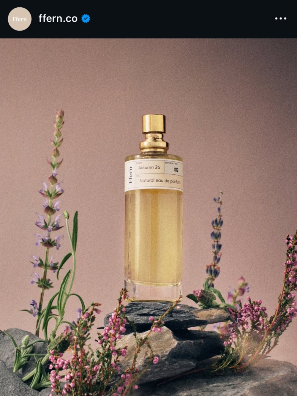 Ffern Autumn 26 Organic Perfume